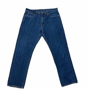 J Crew Factory Distressed The Sutton Straight Leg Blue Men’s Jeans  32x30